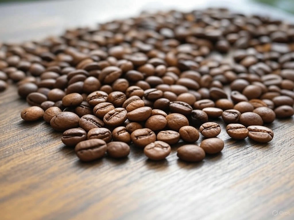 Grains de café vert premium de Papouasie-Nouvelle-Guinée