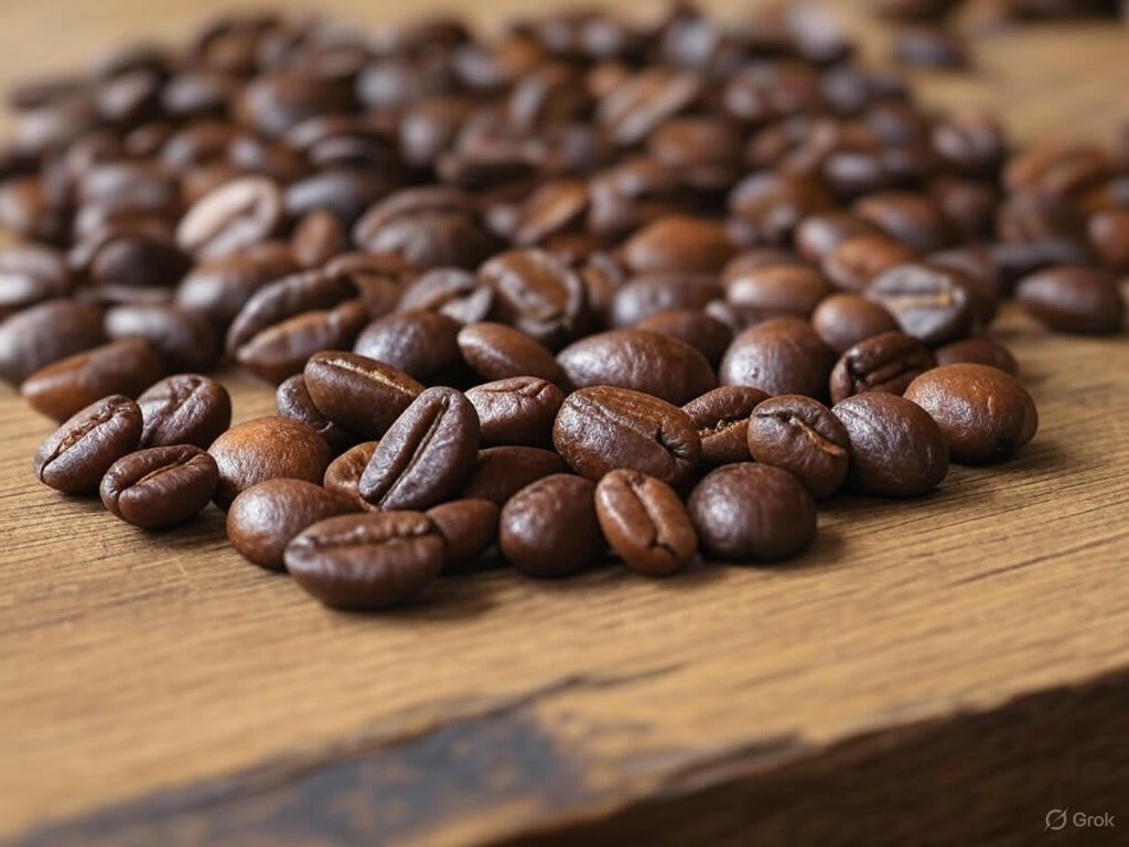 Grains de café vert premium de Papouasie-Nouvelle-Guinée